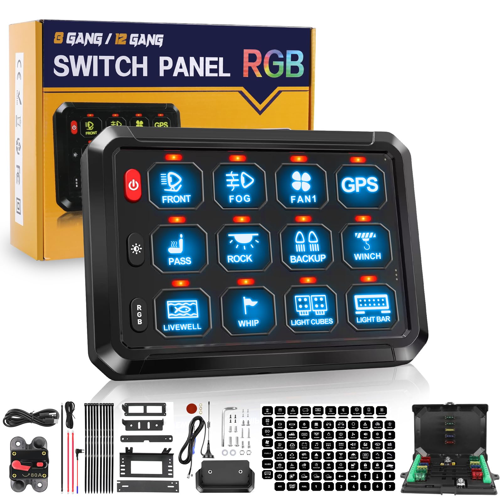 スイッチパネル Amazon.co.jp: CO LIGHT 12ギャングワイヤレススイッチパネル リモート